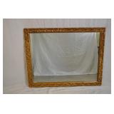 Gold Framed Mirror 38" W X 30" T
