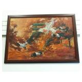 Art Robert Owen Market Light Oil On Canvas