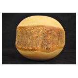 Carved Fruitwood Vase  10" Diam