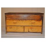 Wood Jewelry Box 3 Drawer