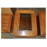 Pair Of Wood Side Tables Used Condition