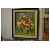 Art Floral Still Life Oil On Canvas