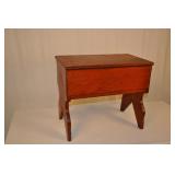 Handmade Wood Foot Stool