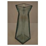 Square Green Soda Glass Vase