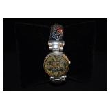 Pierre Cardin Watch With Gold Elephant Flip Cover,