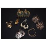 Assorted Fashion Earrings 7 Pair, Dangly