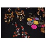 Assorted Fashion Earrings 7 Pair, Dangly