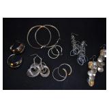 Assorted Fashion Earrings 7 Pair, Dangly