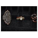 7 Copper And Metal Rings