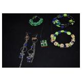 Seahawks Earrings And Bracelets