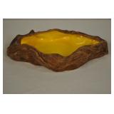 Ceramic Dish With Wood Grain Design