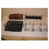 Assorted Decor, Baskets, Wall Hangers, Shelves
