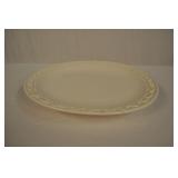White Ceramic Platter Made In Italy