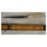 Antique Needlework Tool W/ Mother Of Pearl Handle