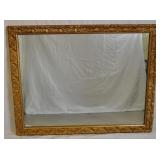 Gold Framed Mirror 38"  X 30"
