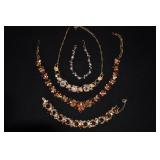 Lot - Rhinestone Jewelry, Pieces Missing