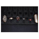 7 Copper And Metal Rings