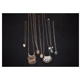 7 Fashion Necklaces & Charms - Mounted Stones,