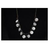 Lia Sophia Beaded Black And Grey Necklace