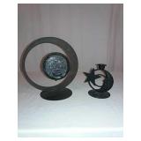 Pair Of Moon Candle Holders