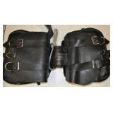 Willie And Max Leather Motorcycle Saddle Bags