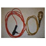 2 Shop Light Extension Cords