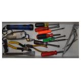 Assorted Tools; Air Tool, Chisel, Knife,