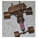 Spark Plug & Copper Car 4"