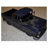 Blue Chevy Tin Truck 12"