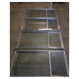4 -  Double Pane Aluminum Windows 60" X 28"