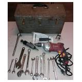 Craftsman Grey Metal Tool Box Plus Contents