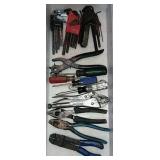 Assorted Box Lot Allen Wrenches, Plyers