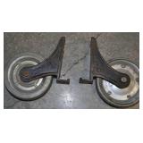Pair Ladder Casters
