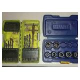 Assorted Bits And Stripped Nut Remover,