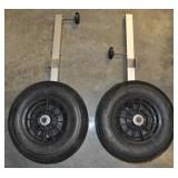 2 Boat Transport Wheels