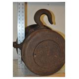 Triplex 1.5 Ton Chain Hoist Antique Gears Work