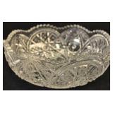 Imperial Glass Crystal Bowl, Hobstar & Arches Ptrn