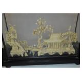 Bamboo Sculpture In Glass Box 8 X 5 Inches