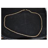 14 K Gold Rope Necklace 20 Inches 13.6 Grams