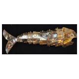 Silver & Mother Of Pearl Fish Bottle Opener
