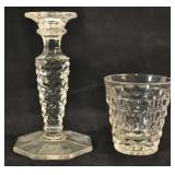 Vintage Fostoria Glass Co American Pattern 2pcs