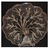 Indiana Glass 1950s Crystal Relish Tray Twiggy