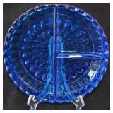 Anchor Hocking Tidbit Relish Plate 3 Part