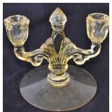 Heisey Trident Sahara Yellow Depression Glass