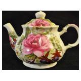 Sadler England Tea Pot Pink Peony Pattern