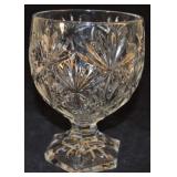 Anchor Hocking Clear Glass Comport Fan Pattern