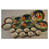 Sango Cafe Paris Dish Set Two Ladies Having Tea