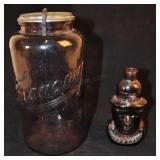 Purple 2 Quart Economy Glass Jar