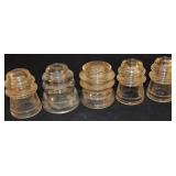 Set Of Five Insulators -