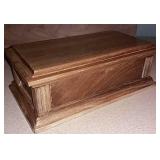 Wooden Musical Trinket Box Swiss Movement